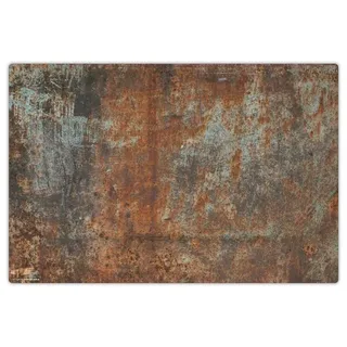 cover-your-desk Schreibtischunterlage Stahlplatte 60 x 40cm Braun