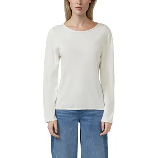s.Oliver Feinstrickpullover mit Rollkanten Beige 46