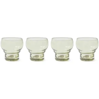 Hkliving - 70's Bulb Gläser, mintgrün (4er-Set)
