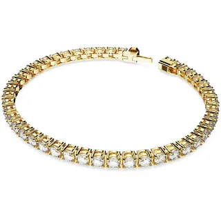 Swarovski Matrix Tennis Armband, Gold 5657665 Größe ONE SIZE