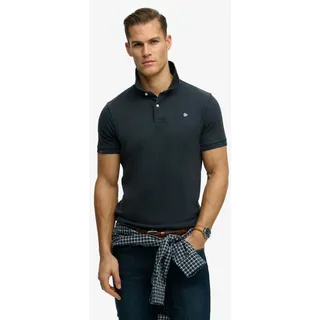 Superdry Poloshirt VINTAGE DESTROY POLO Baumwolle, relaxed fit blau XL (52)