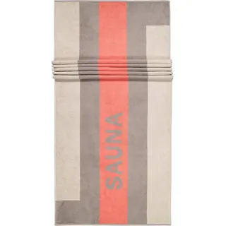 Cawö Saunatuch Sauna 232, 100% Baumwolle (1-St) beige