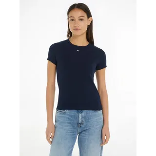 Tommy Jeans Slim Essential Ext Kurzarm-T-Shirt Dark Night Navy L