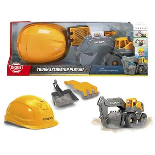 DICKIE Volvo Tough Excavator Spielzeug-Bagger Gelb 203729016