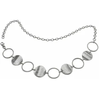 COLLEZIONE ALESSANDRO Kettengürtel Wave Metall silber onesize