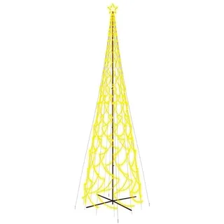 vidaXL Lichterkette Kunststoff, Stahl 230x800 cm 3000 LEDs weiß