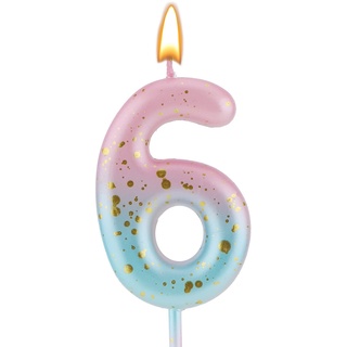 Farbverlaufs Zahlen Buchstaben Kerze, rosa-blaue Farbverlaufs-Geburtstagskerzen für Kuchen Ziffern Buchstaben Geburtstagskerzen Dekoration für Geburtstag Partys Hochzeit (6)