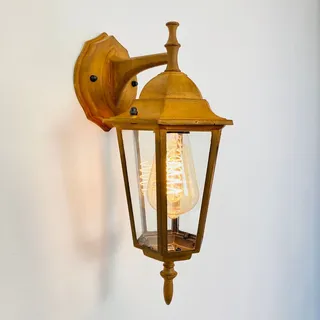 Wandaußenleuchte Retro-Stil Außenlampe, Rost, E27, Wandleuchte, Gartenlampe  562