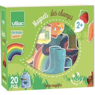 Vilac Holzmagnete Bauernhof und Feld (8039)