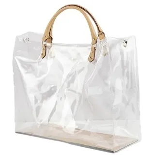 OFFILICIOUS Durchsichtige PVC DIY Tragetasche Handtasche Herstellung Taschen Handwerk Zubeh?r Werkzeugset Geburtstag Urlaub Tasche Herstellung