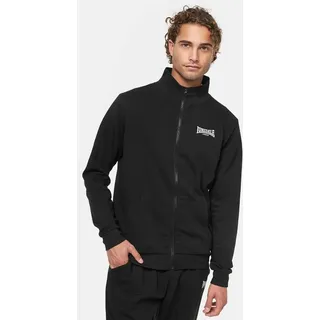 Lonsdale Herren Sweatjacke mit Reißverschluss normale Passform NAIRN SCHWARZ|WEISS XL