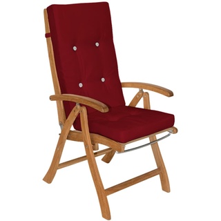 Stuhlauflage 6er-Set Rot für Hochlehner Vanamo