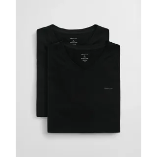 GANT V-Neck T-Shirt schwarz XXL