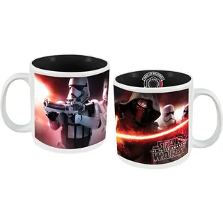 Joy Toy 99762 Star Wars Episode VII - Maxi-Kermiktasse mit Kylo Ren und Storm Troopern im Geschenkpackung, 591 ml, 14 x 10 x 10,5 cm
