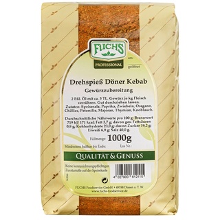 Fuchs Professional Fuchs Drehspieß Döner Kebab Gewürzzubereitung (1kg)