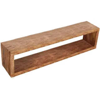 SIT Möbel Wandregal 80 x 15 x 20 cm Braun