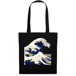 Spreadshirt Die Große Welle Vor Kanagawa | Japanische Kunst Stoffbeutel - Einheitsgröße