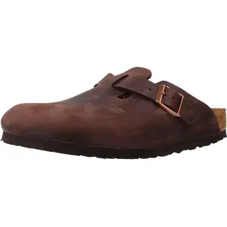 Birkenstock Boston Nubukleder geölt schmal habana 39