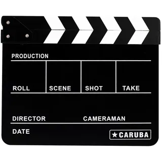 CARUBA professionelle Filmklappe schwarz