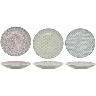 Bloomingville Patrizia Teller Ø 25 cm mehrfarbig 3er Set