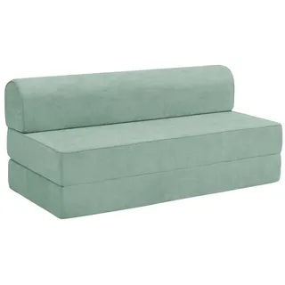 Max Winzer® Kindersofa Faltsofa Cosmos 160 cm Sitzhöhe 40 cm, kinderleichter Faltmechanismus grün