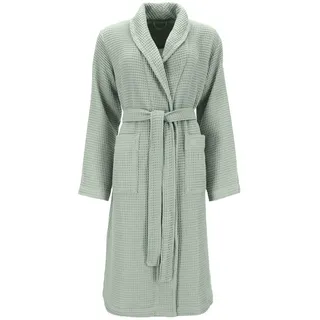 bugatti Damenbademantel Lorrella Kimono Pique, Kimono, 70% Baumwolle, 30% Modal grün L