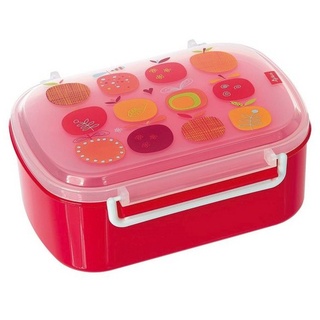 Sigikid Lunchbox Kinder Lunchbox Brotdose mit Rohkostschälchen, 100% Polypropylen, (1-tlg) rot