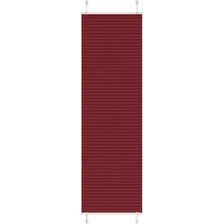 vidaXL Plissee Bordeauxrot 65 x 200 cm / Fenstergröße (Velux) rot