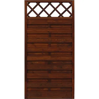 Andrewex Sichtschutzzaun Element Country 180 x 90 cm braun