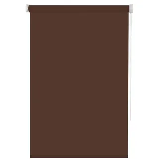 Rollo Tageslichtrollo lichtdurchlässiger Stoff, SN DECO GROUP, freihängend, Montage ohne bohren, Klemmfix Befestigung braun 100 cm x 150 cm
