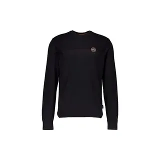 NAPAPIJRI Herren Pullover schwarz unifarben, schwarz, Herbst/Winter 2024/2025