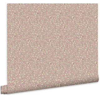 Joules Ditsy Floral Vliestapete 52 cm x 10 m rosa 1