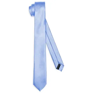 Ladeheid Krawatte Klassische Herren Krawatte glänzend Vielfältige Farben TMS-6 150cmx6cm (1-St) blau