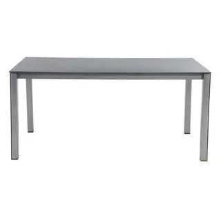 MWH Loft-Tisch Elements, ca. B160/H74/T90 cm, Grau, Silber