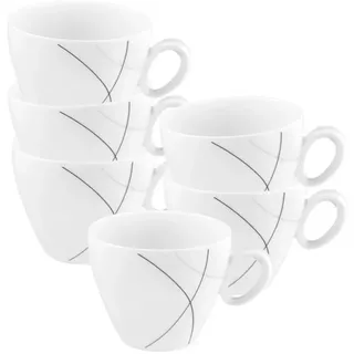 SELTMANN WEIDEN Trio Highline Kaffeetasse 0,23 l Grau 6 St.