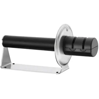 WMF Messerschärfer, Keramik, Schwarz, Edelstahl, 90 x 180 x 90 mm - Schwarz/Silber