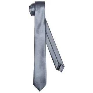Ladeheid Krawatte Klassische Herren Krawatte glänzend Vielfältige Farben TMS-5 150cmx5cm (1-St) grau