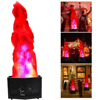 ROOMEDAL 1.8M Fake Fire Flame Light with 36 LED Creative Artificial Simulated Fire Atmosphere Lamp for Christmas Stage DJ Party Lighting Nightclub Lagerfeuer Party