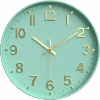 Wanduhr, Elegante Moderne Digitale Wanduhr, Badezimmeruhr Mit Geräuschlosem Sekundenzeiger, 30 Cm (12 Zoll)