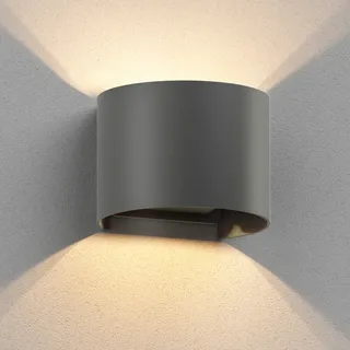ledscom.de Außenleuchte Aluminium 10,0 cm 1x G9 max. 10W anthrazit matt