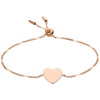 Fossil Damen-Armband Edelstahl roségold JF02965791 Größe