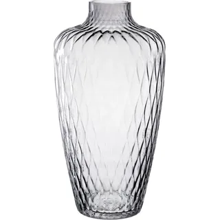 LEONARDO Vase Giulia 39,3 cm Glas Grau