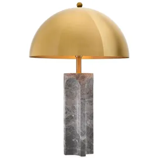 Casa Padrino Luxus Tischleuchte Grau