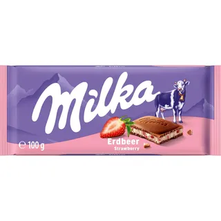 MILKA Erdbeer Schokolade 100 g