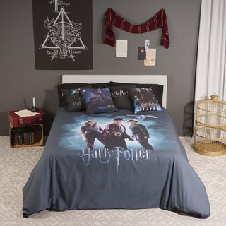 Belum Harry Potter Bettbezug für 90 cm Betten, Maße: 155 x 220 cm, Modell: Lumos