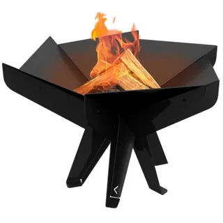 Kratki Feuerschale FLORA Ø 0 cm Schwarz