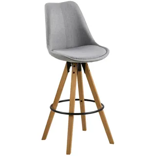 Actona Barhocker Dima 48,5 x 111,5 x 55 cm Weiß