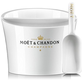 Moet & Chandon Ice Imperial Champagner Eiswürfelbehälter Schale 3tlg. Set inkl. Früchteablage und Eiswürfel-Schaufel