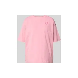 Regular Fit T-Shirt aus reiner Baumwolle Modell 'GIANNAA', Rose, XL