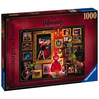 Ravensburger Puzzle 1000 Teile Ravensburger Puzzle Disney Villainous Queen of Hearts 15026, 1000 Puzzleteile